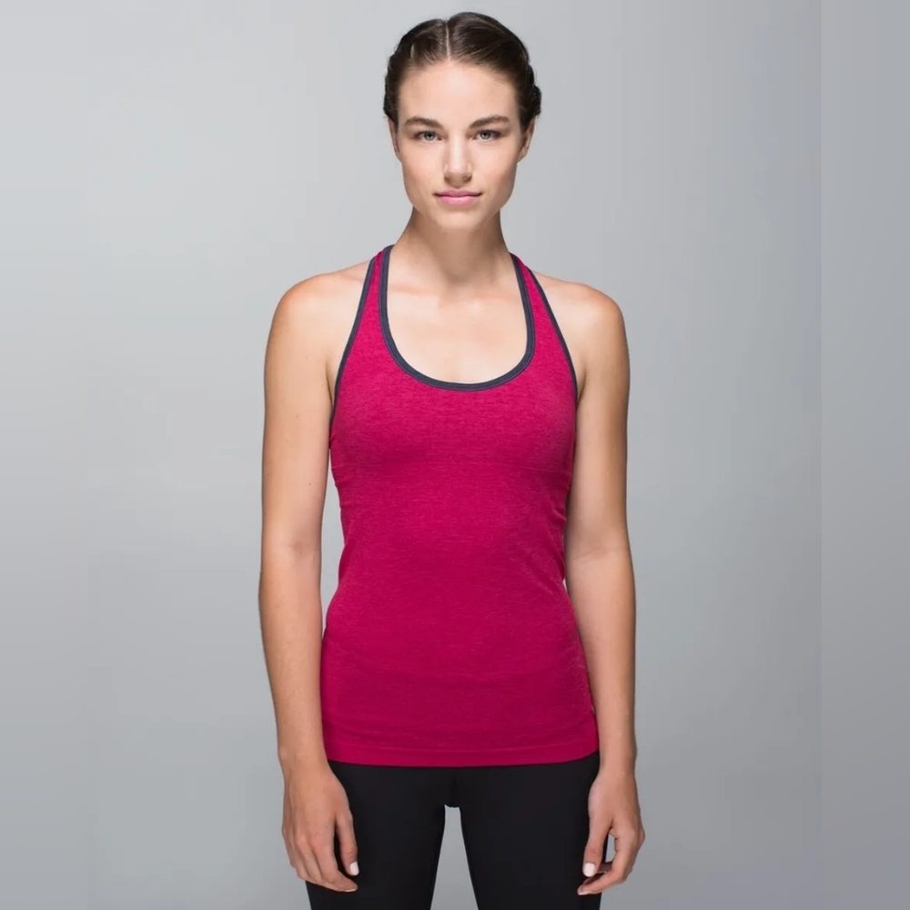 Lululemon Ebb & Flow Racerback Tank Red Size 4